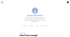 Desktop Screenshot of ninjasandrobots.com